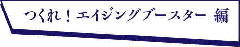 つくれ! エイジングブースター 編